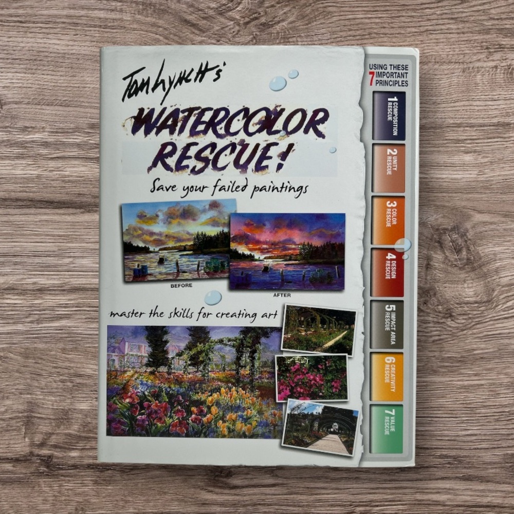 💕 Tom Lynch's Watercolor Rescue Vintage Hardcover Book